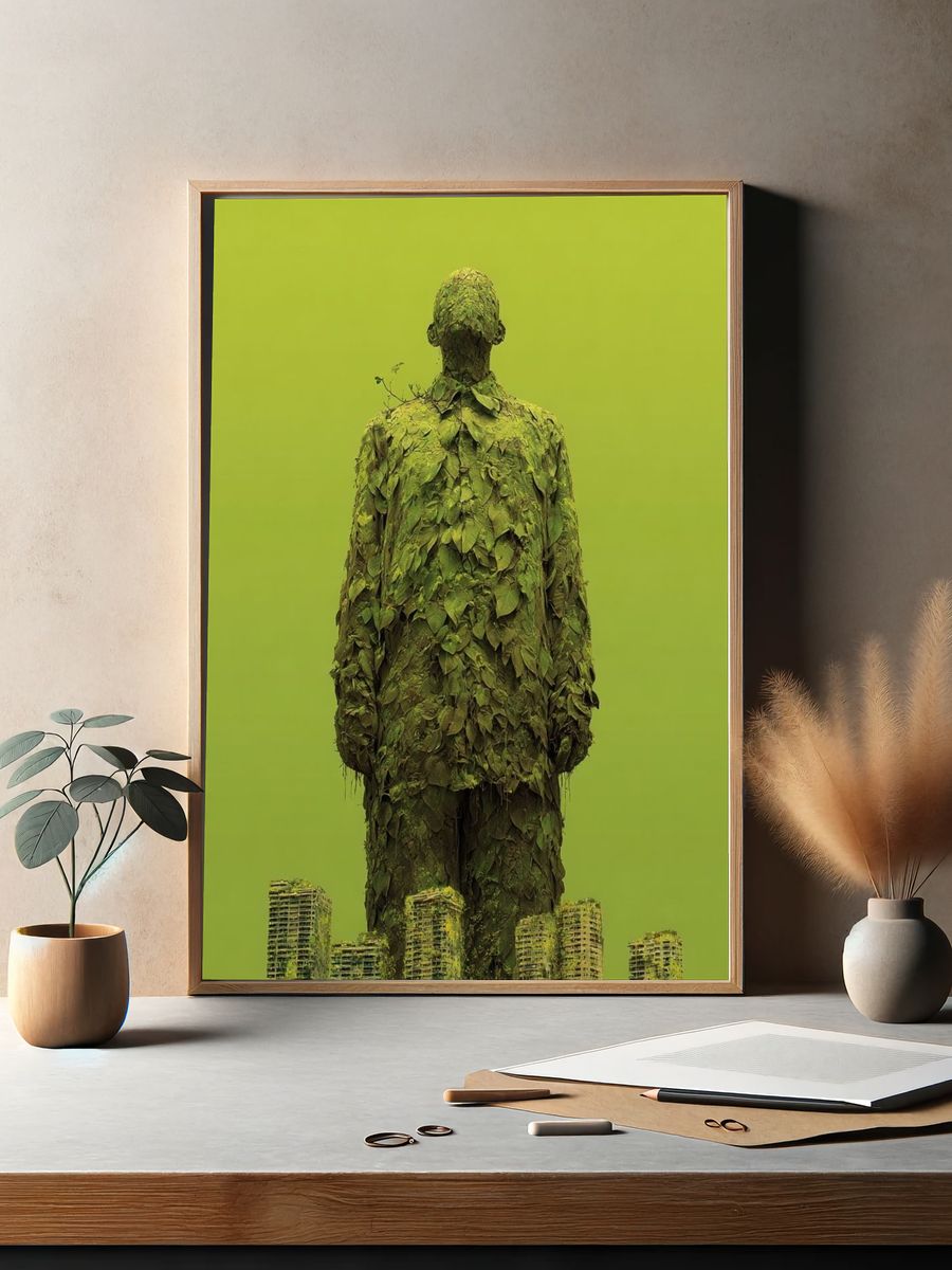 Nature's Embrace — Surreal Art Print. — room view 2