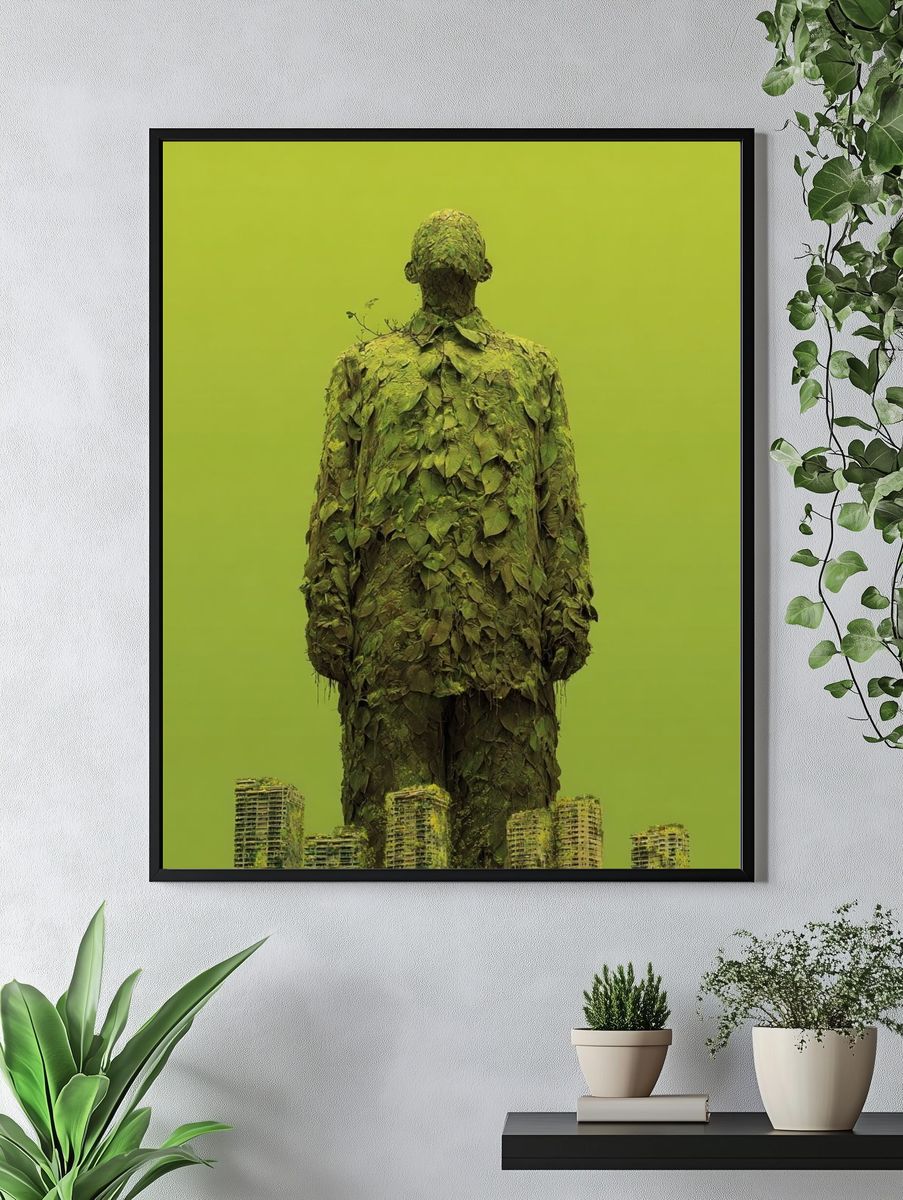 Nature's Embrace — Surreal Art Print. — room view 4