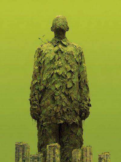 Nature's Embrace — Surreal Art Print. poster print