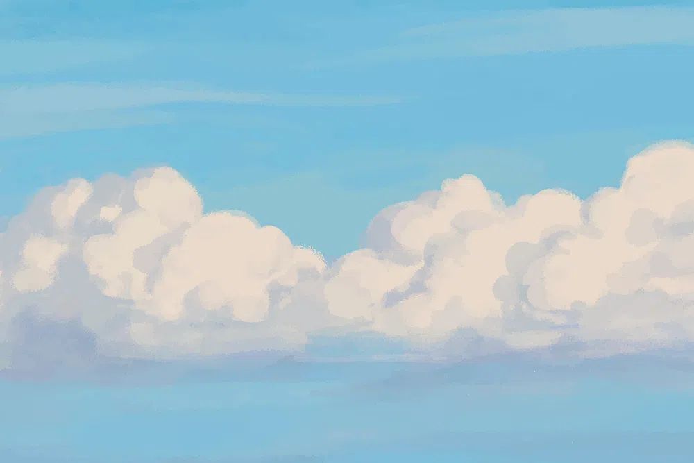 Sky background, minimal nature design. poster — nature art