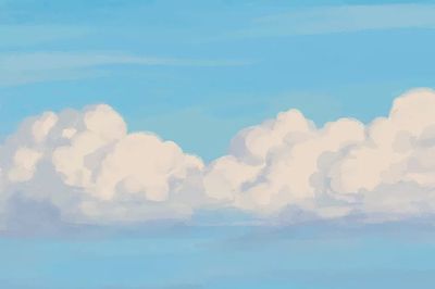 Sky background, minimal nature design