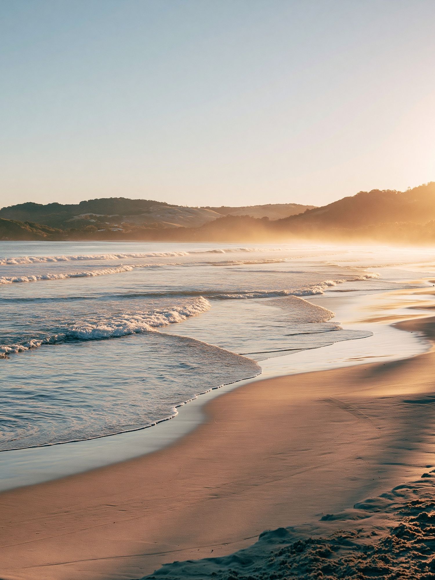 Golden Tropical Beach Sunrise Poster. poster — nature art