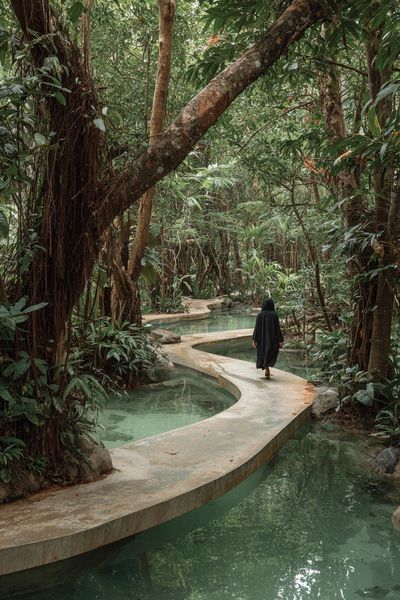 Jungle Pathway Photography Poster.