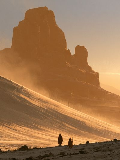 Desert Dunes at Sunset Poster.