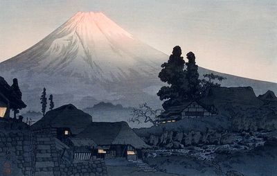 Mount Fuji Mizukubo (1932) print.