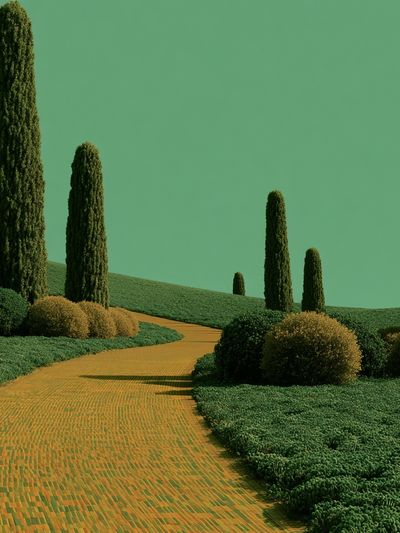 Cypress Garden Path Poster.