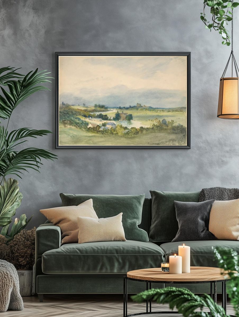 Extensive landscape prospect fortified building. — room view 4