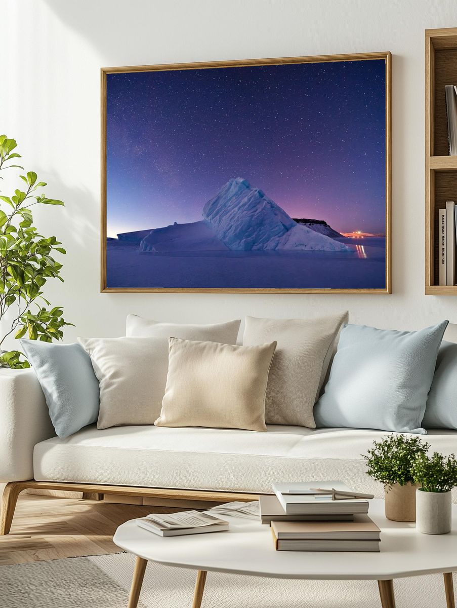 Iceberg North Star Bay, Greenland. — room view 2