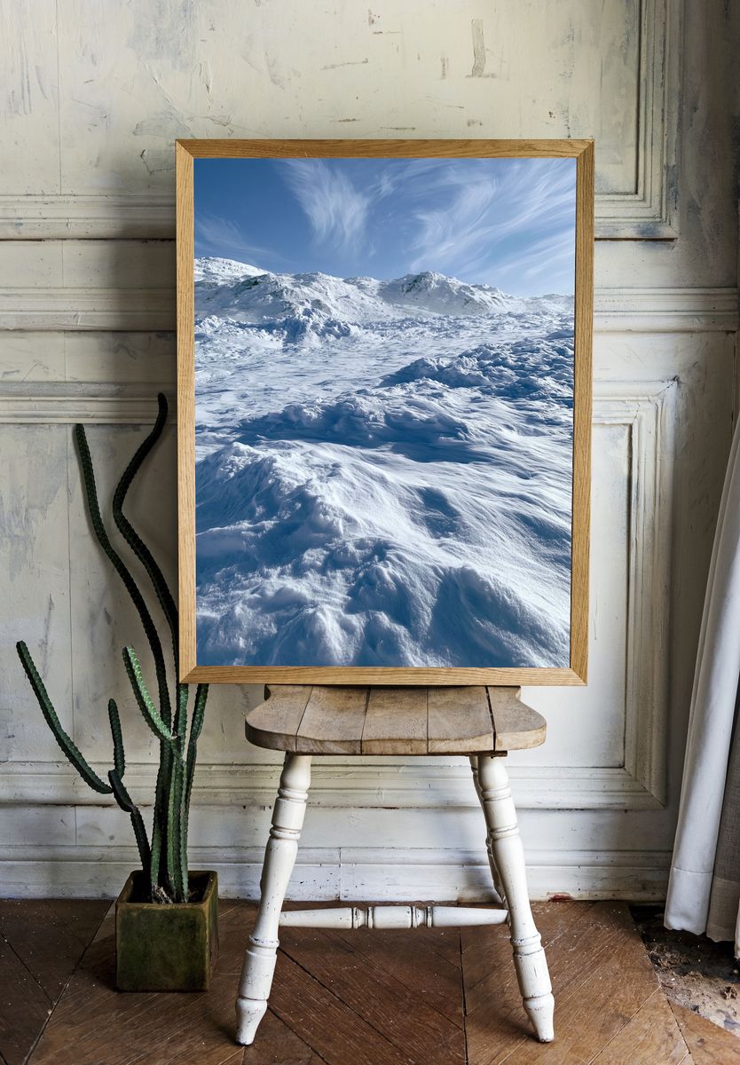 Moonlit Lighthouse Coast Poster. room preview
