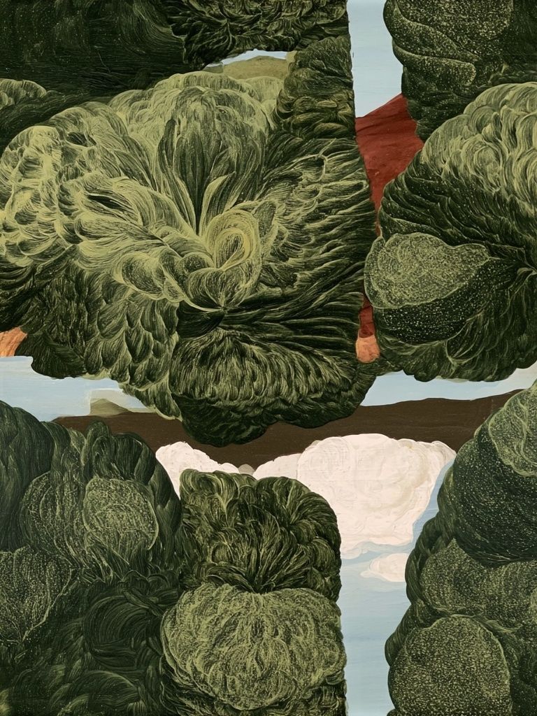 Forest Canopy Collage Poster. poster detail