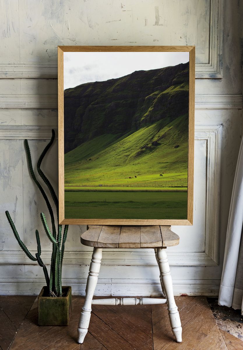 Icelandic Landscape — Nature Poster. — room view 1