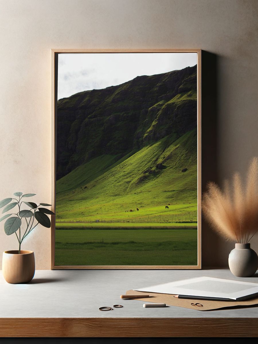 Icelandic Landscape — Nature Poster. — room view 2