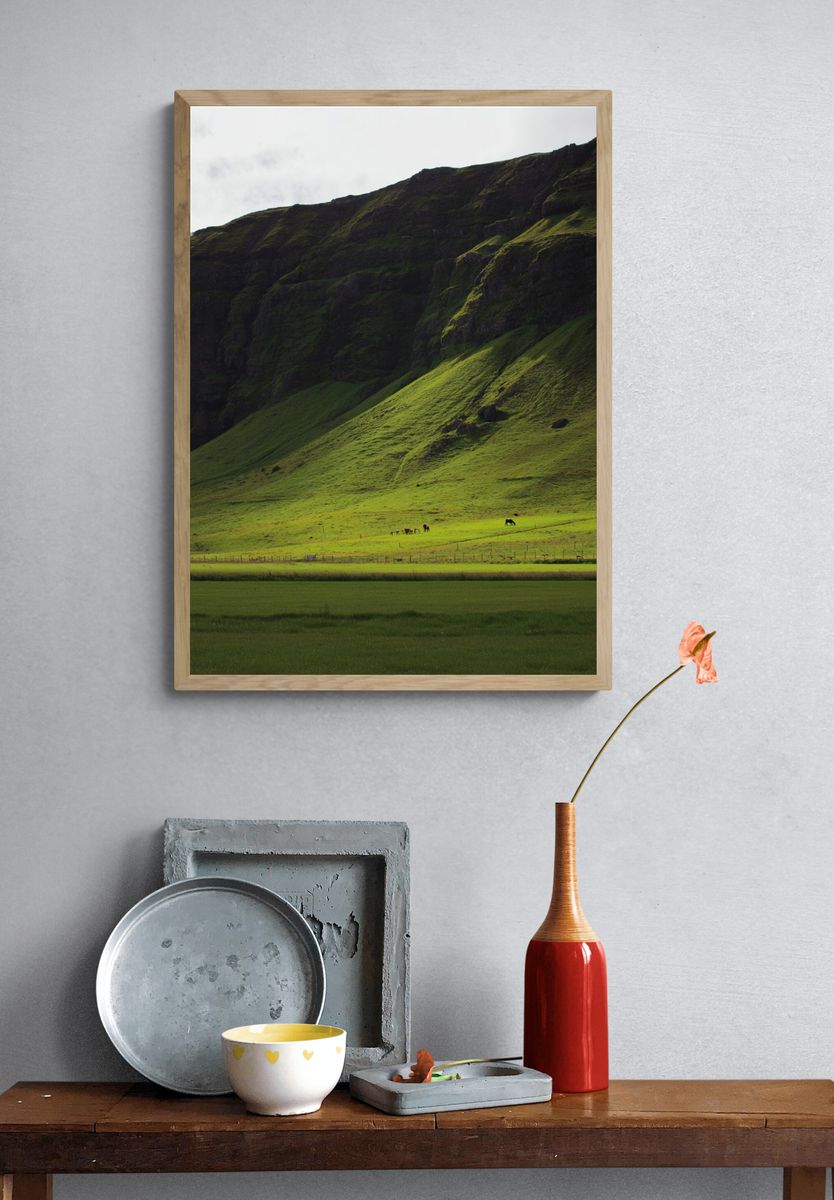 Icelandic Landscape — Nature Poster. — room view 3