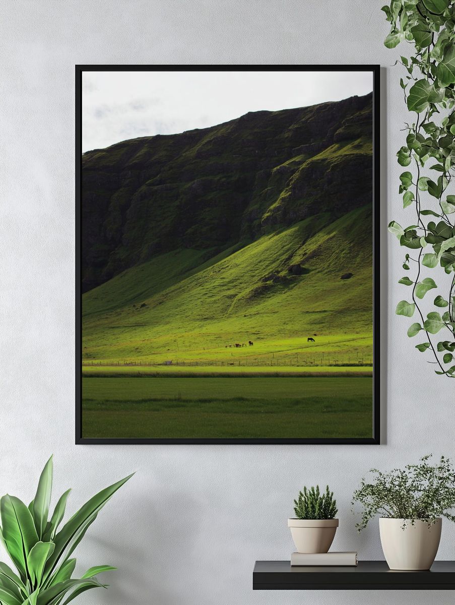 Icelandic Landscape — Nature Poster. — room view 4