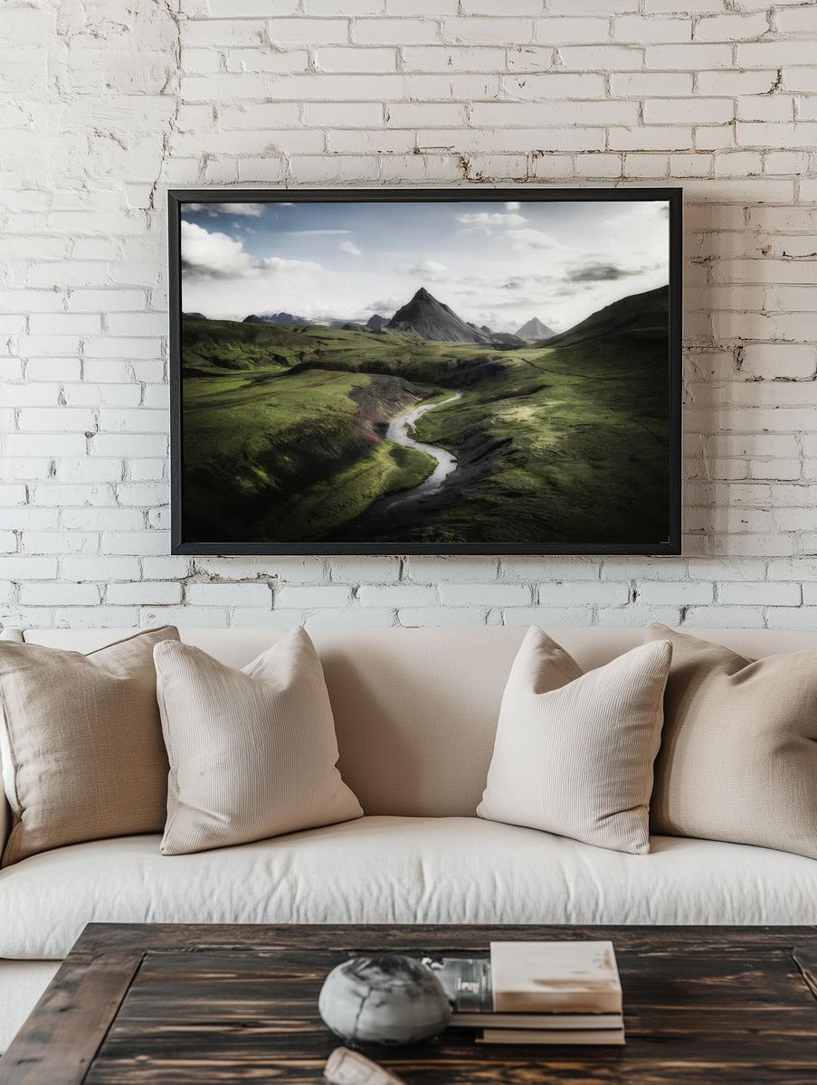 View volcanic region Icelandic Highlands. — room view 1