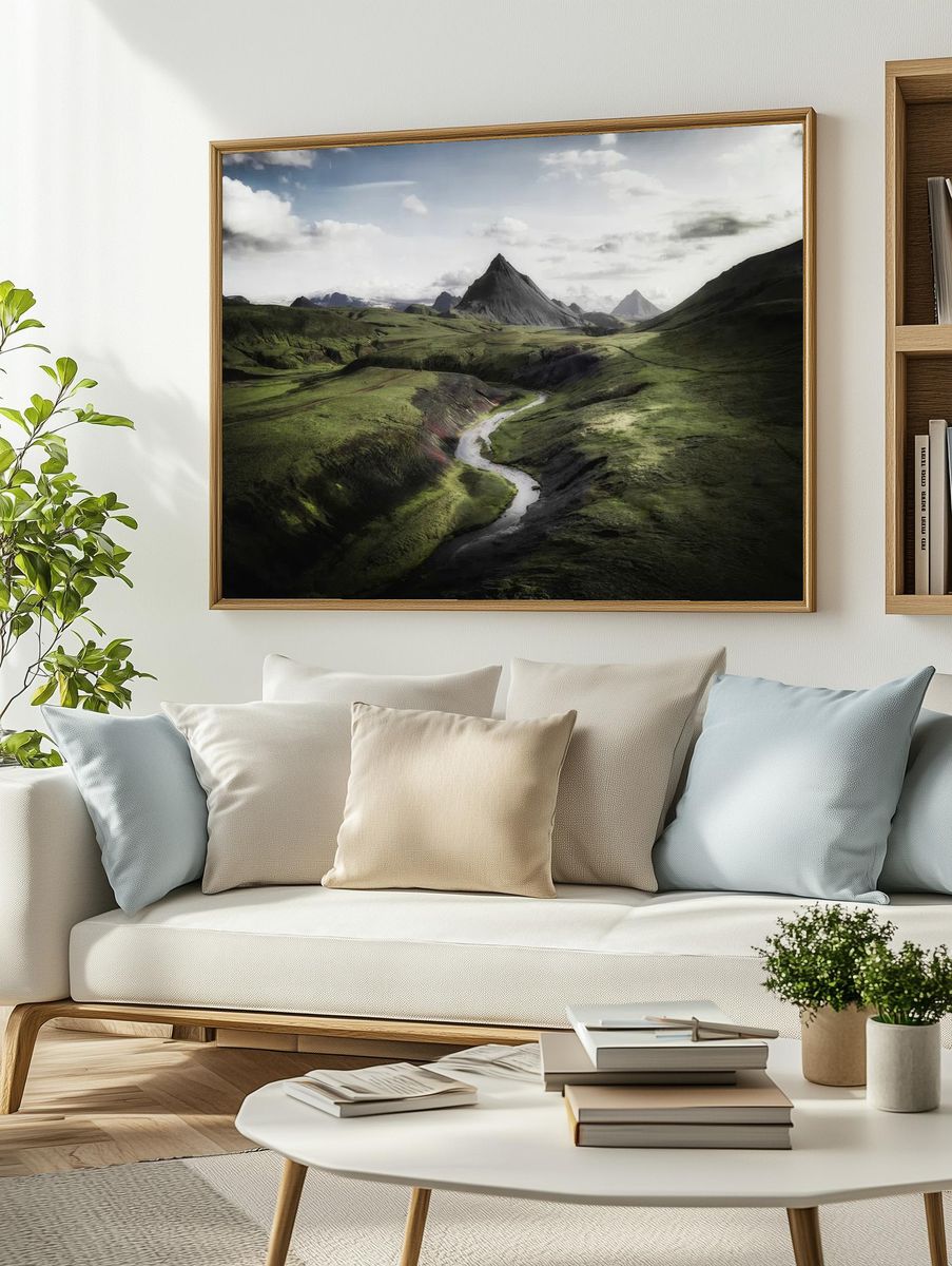 View volcanic region Icelandic Highlands. — room view 2