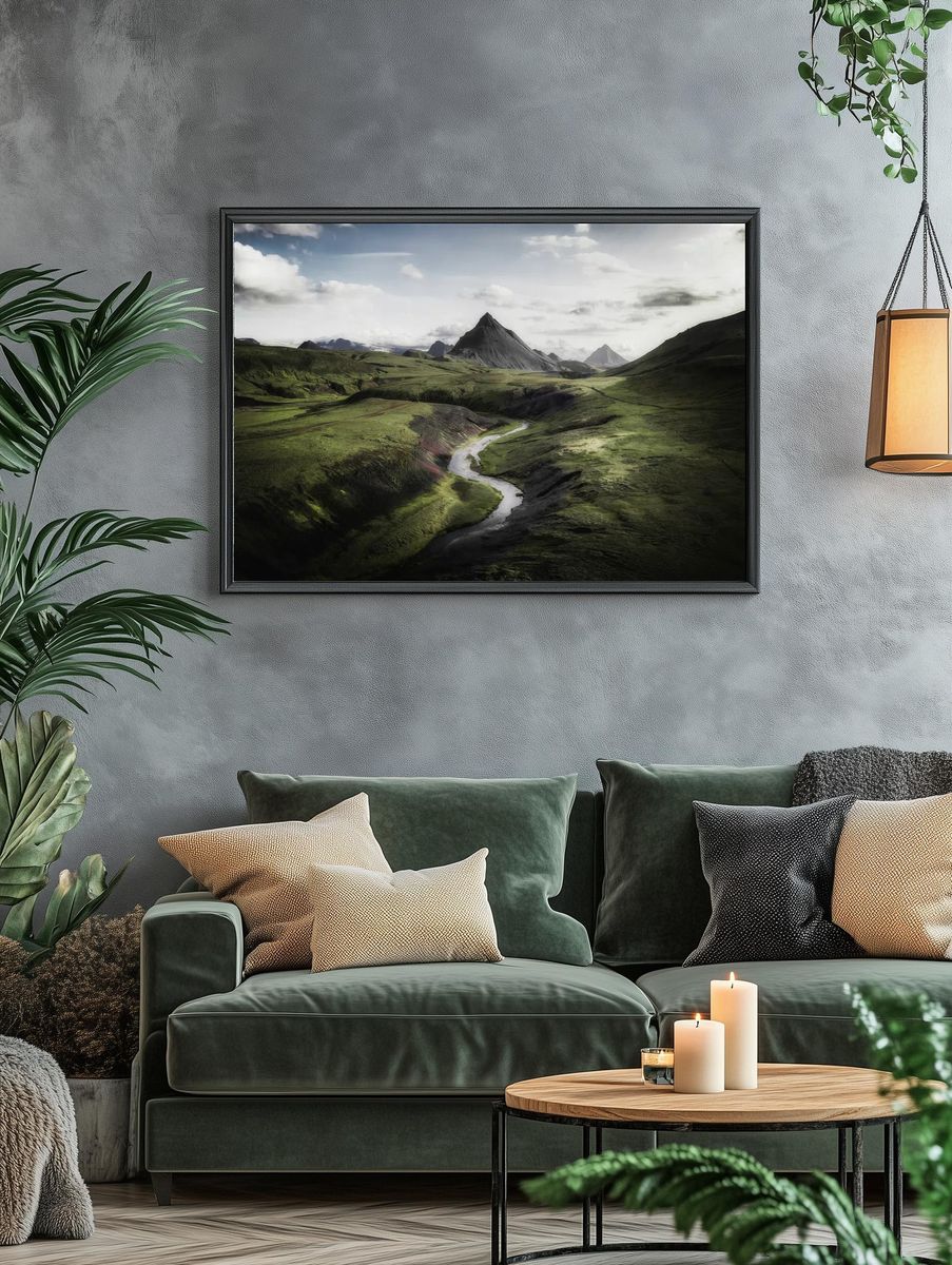 View volcanic region Icelandic Highlands. — room view 4