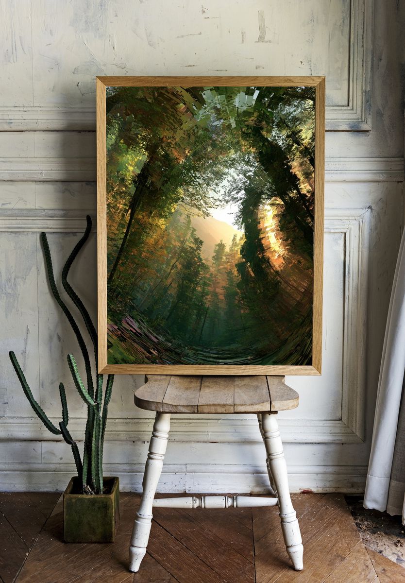 Enchanted Forest Light Poster. — room view 1