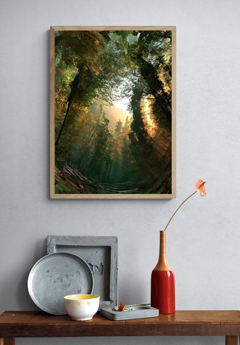 Enchanted Forest Light Poster. — room view 3