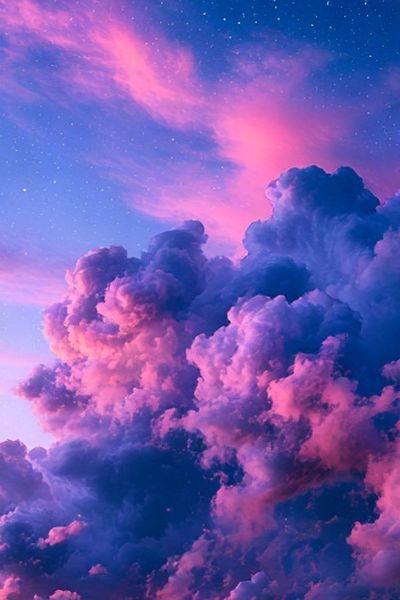 Pink Cloudscape Sky Poster. poster