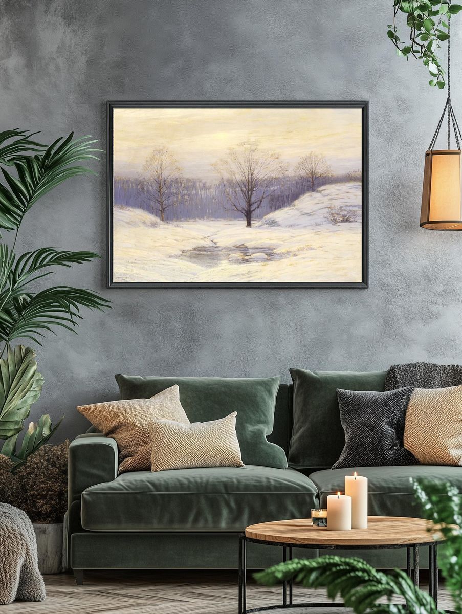 Morning Haze (1909), nature illustration. — room view 4