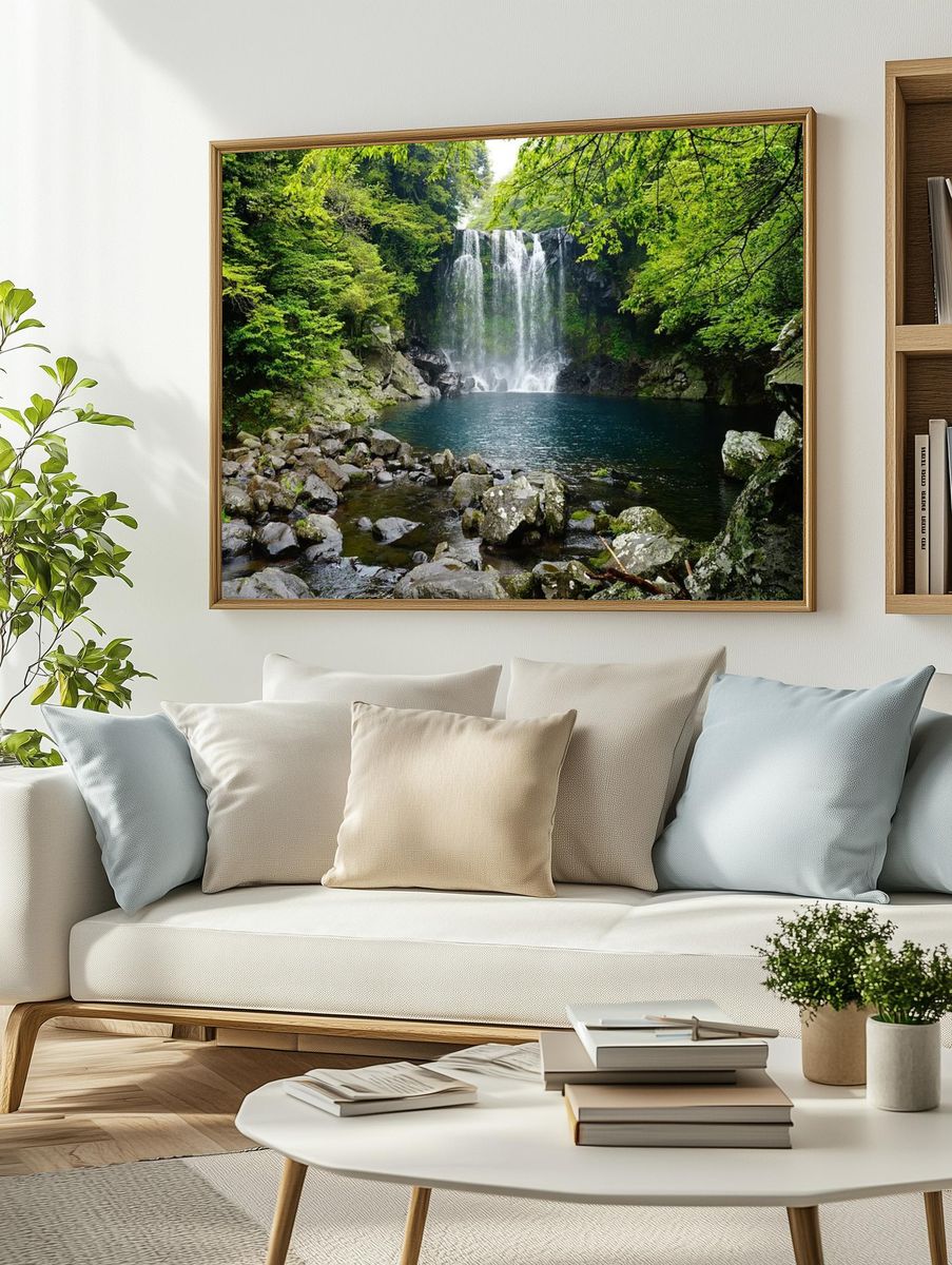 Cheonjiyeon waterfall Jeju island, Korea. — room view 2