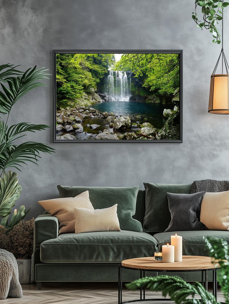 Cheonjiyeon waterfall Jeju island, Korea. — room view 4