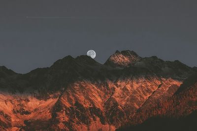 Moon Mühlwald commune South Tyrol. poster