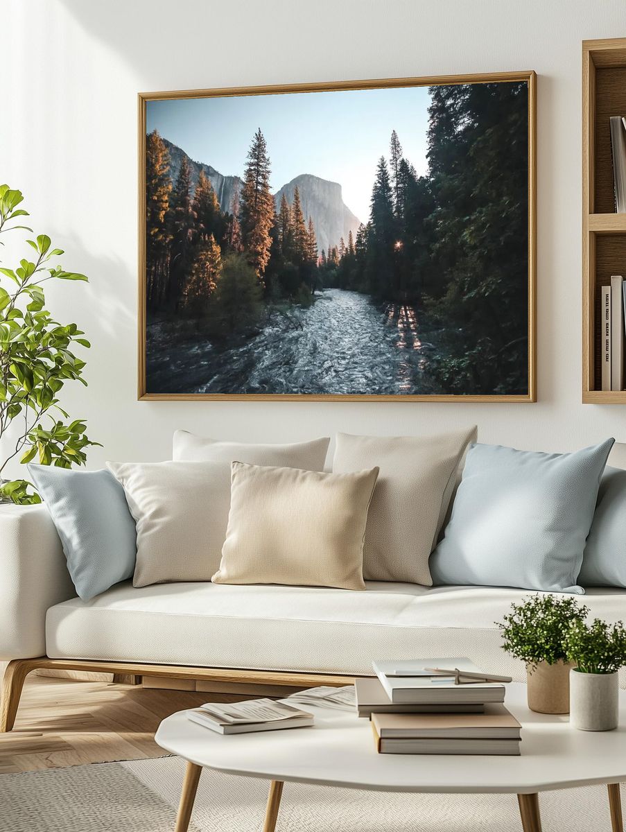 Sunrise at Yosemite Valley, USA. — room view 2