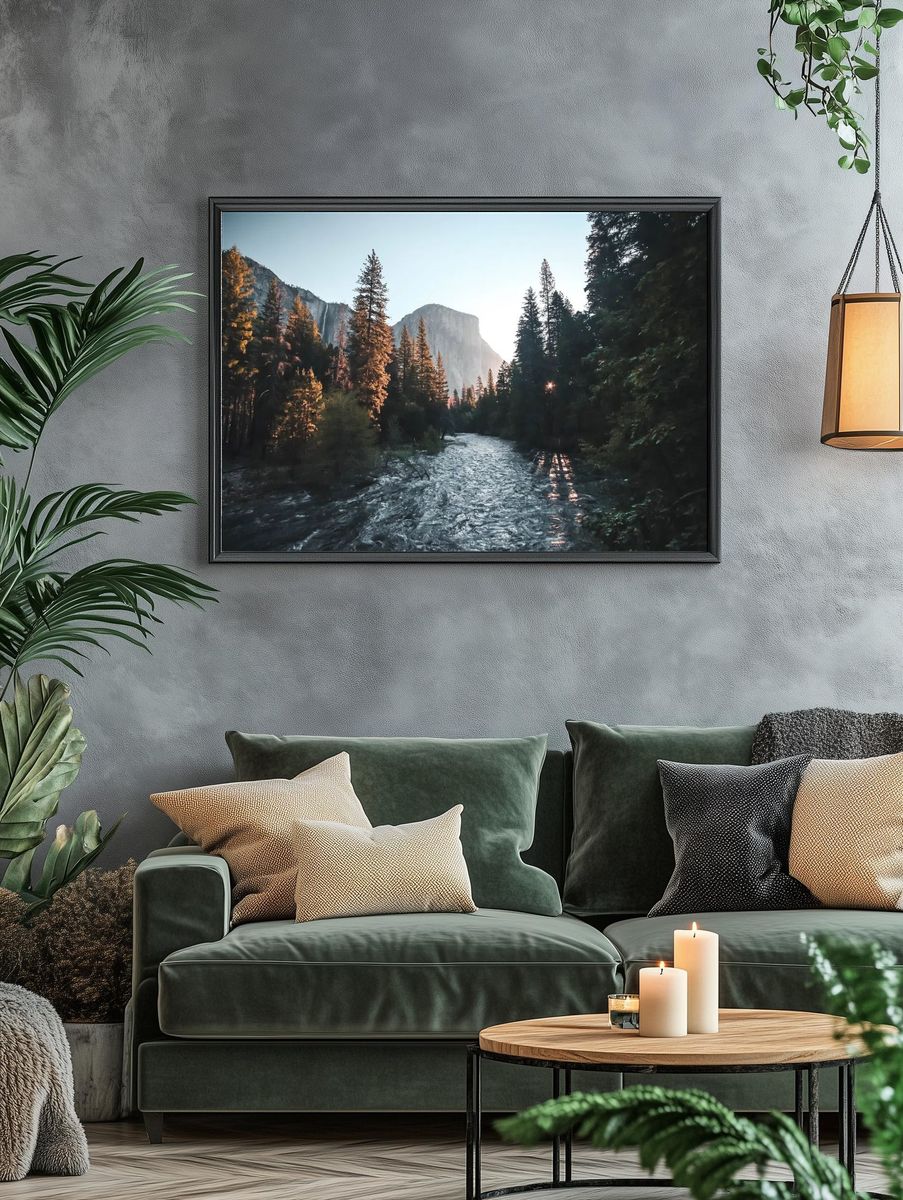 Sunrise at Yosemite Valley, USA. — room view 4