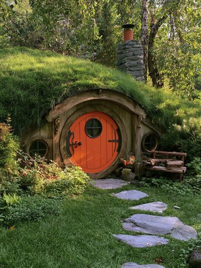 Hobbit House Garden Poster.