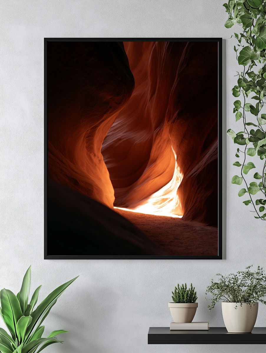 Antelope Canyon Light Poster. — room view 4