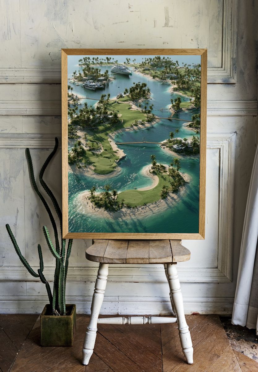 Tropical Island Golf Resort Poster. room preview