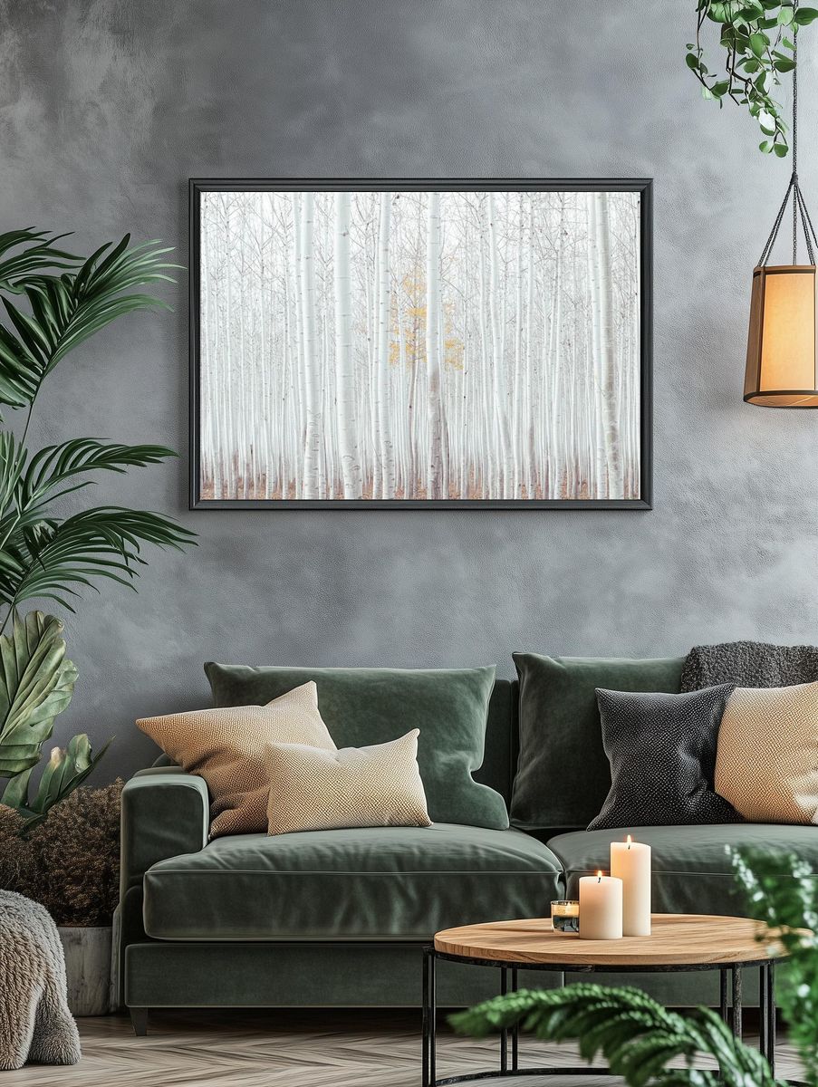 Free magical white woods image. — room view 4