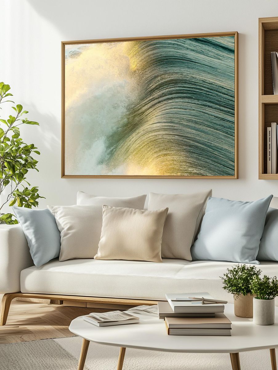 Waves Huntington beach, California, USA. — room view 2