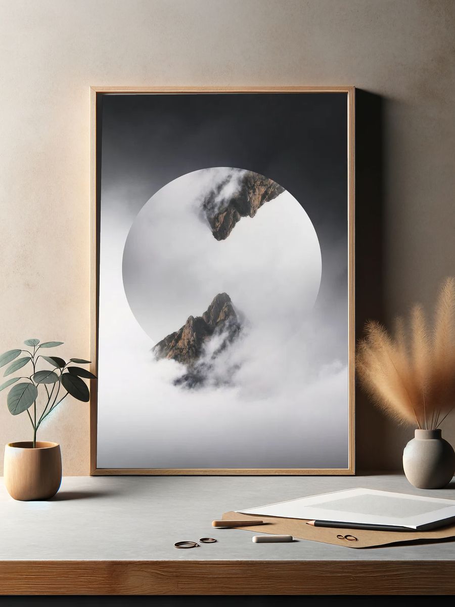 Misty Julian Alps peak round. — room view 2