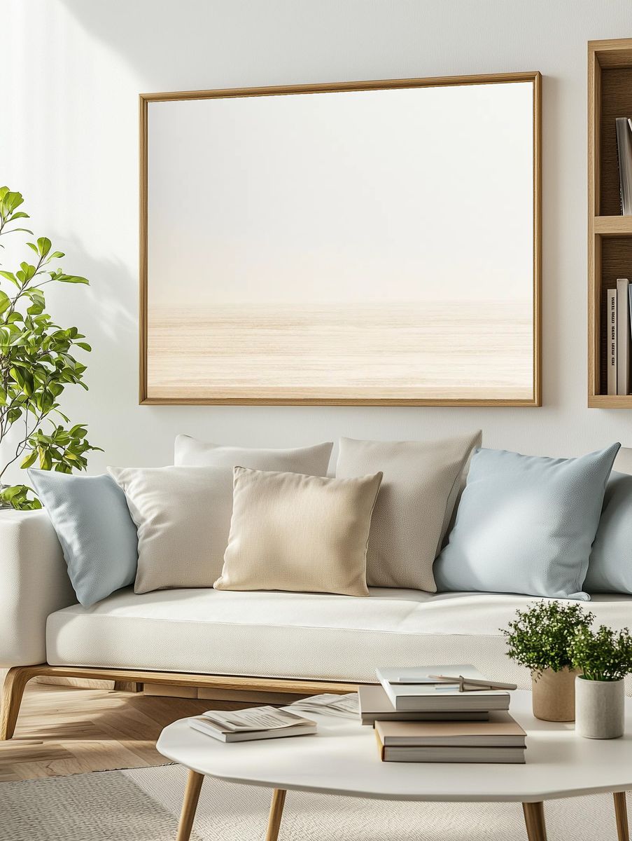 White wood texture background. — room view 2