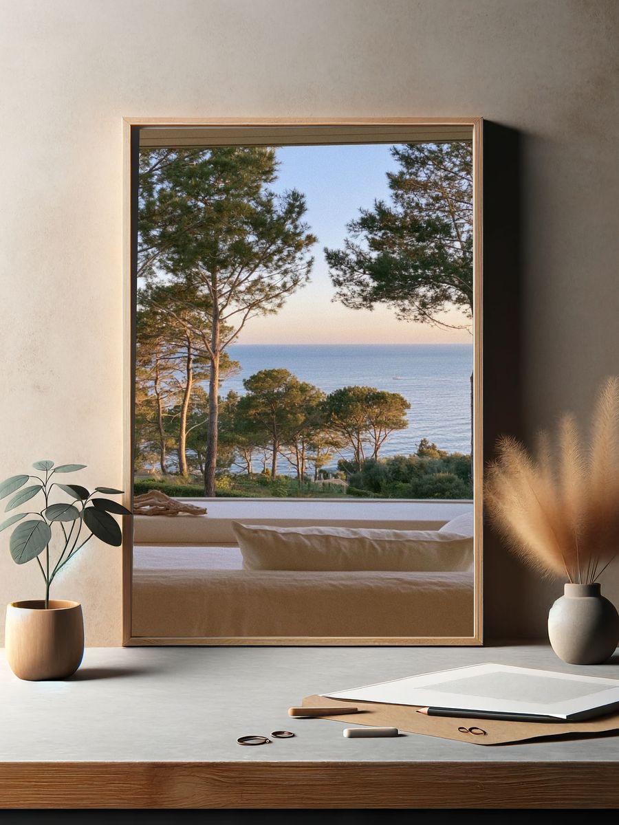 Coastal Pines Sea View Poster. — room view 2