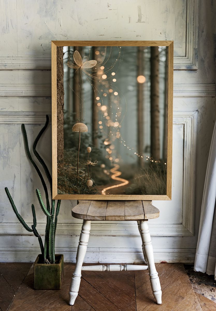 Enchanted Forest Lights Poster. room preview