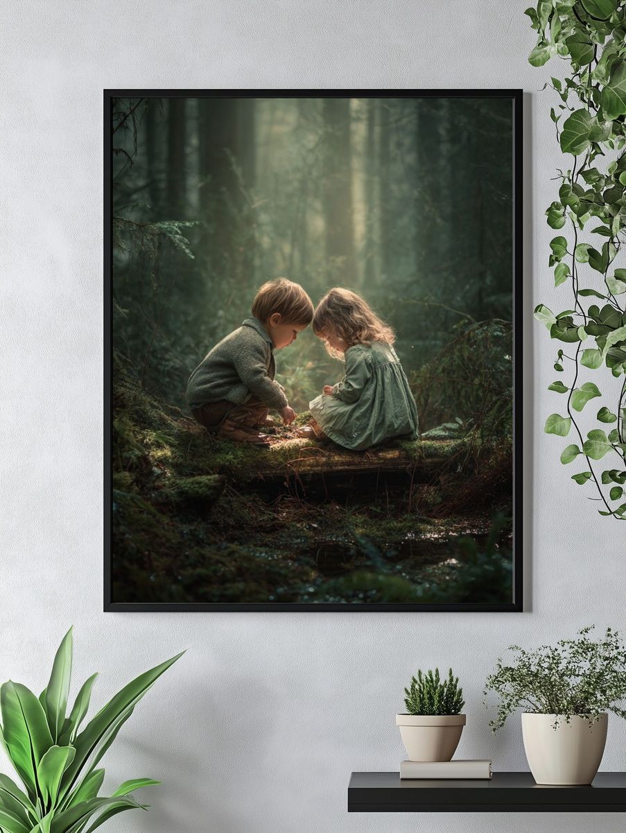 Forest Childhood Moment Poster. — room view 4