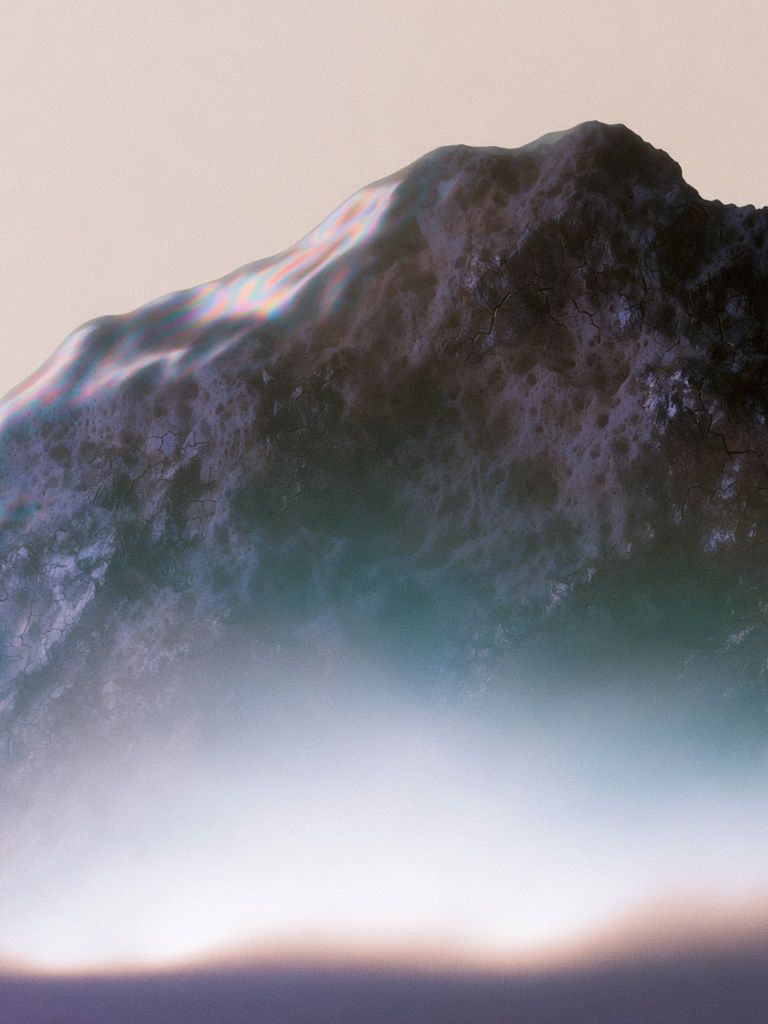 Ethereal Rock Formation Print. poster detail