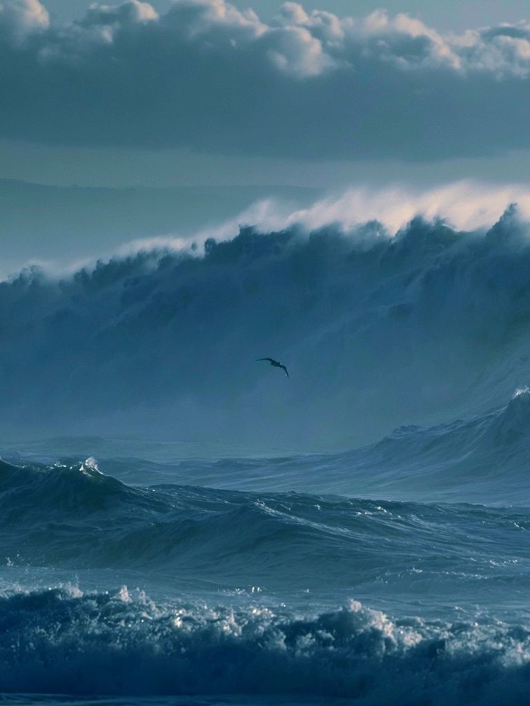 Stormy Ocean Waves Poster. poster detail