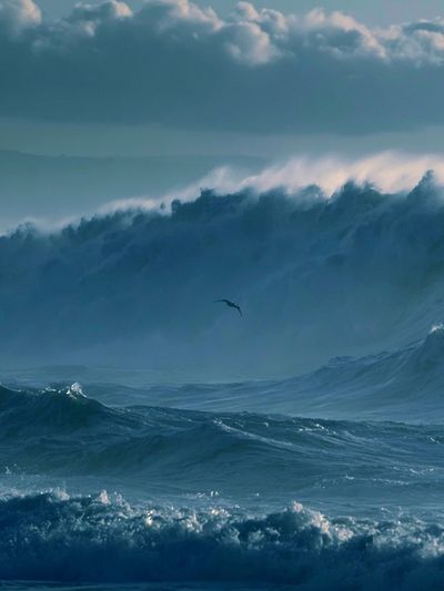 Stormy Ocean Waves Poster. poster