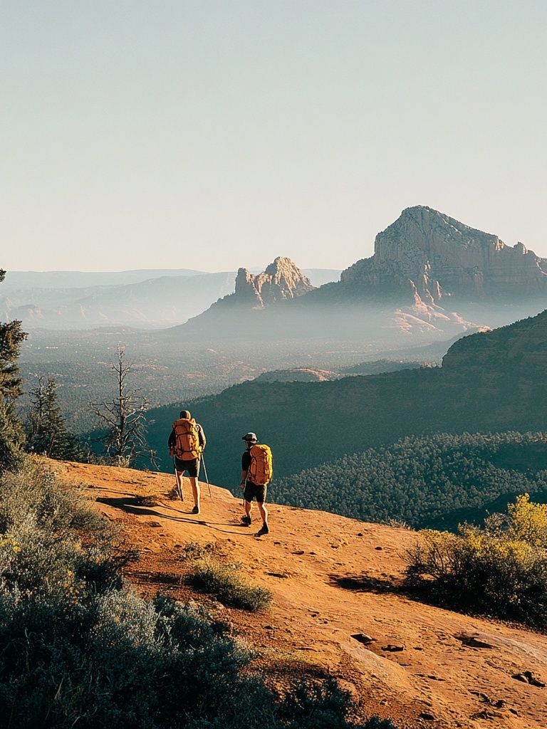 Hiking Adventure in Sedona — Nature Print. poster detail
