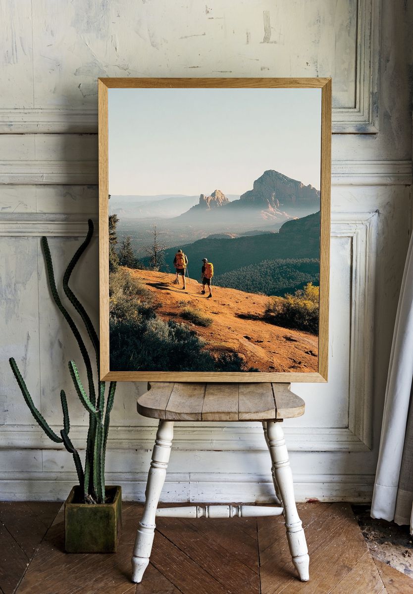 Hiking Adventure in Sedona — Nature Print room preview