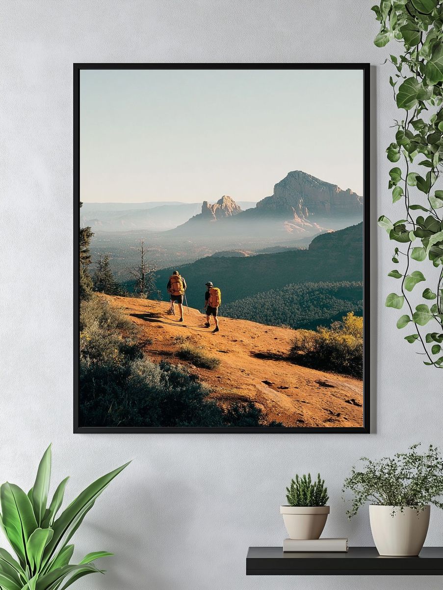 Hiking Adventure in Sedona — Nature Print. — room view 4
