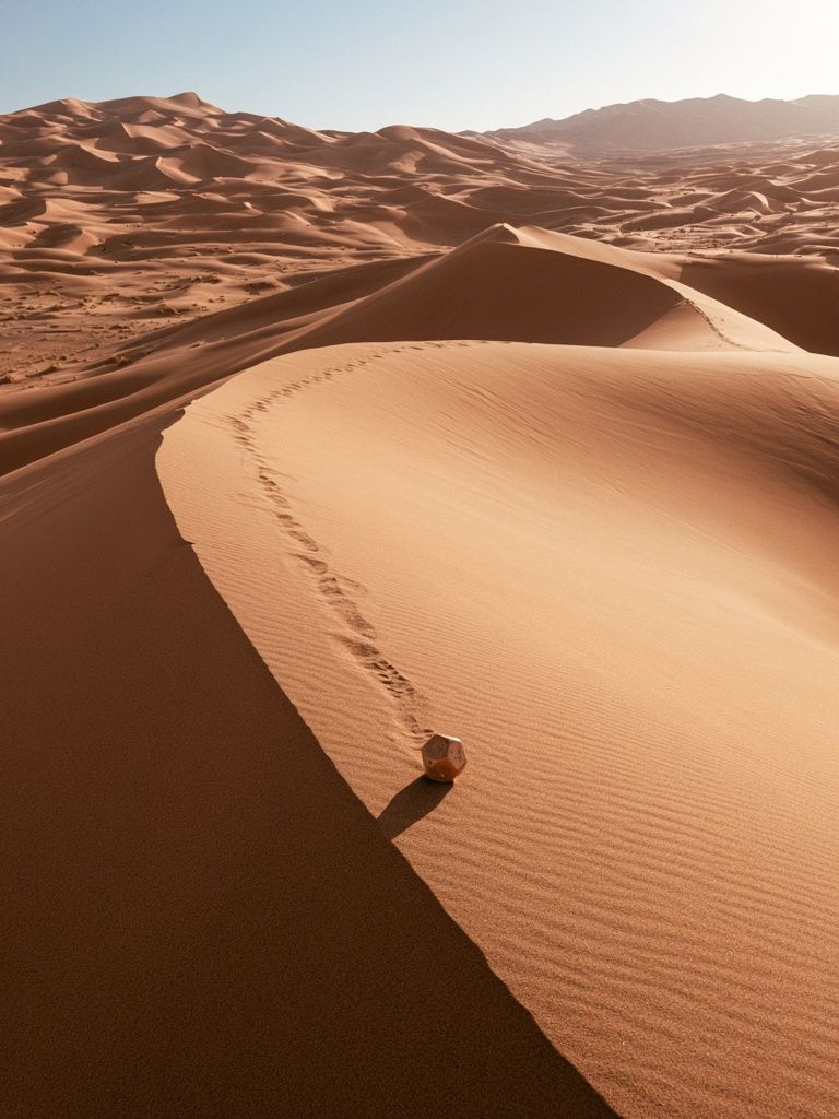 Desert Dunes Landscape Print. poster detail