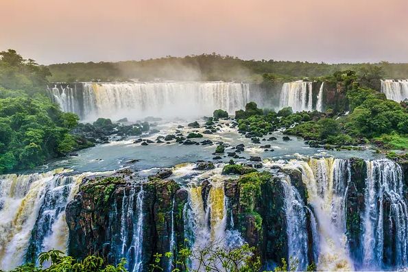 Iguazu Falls — Nature Print. poster detail
