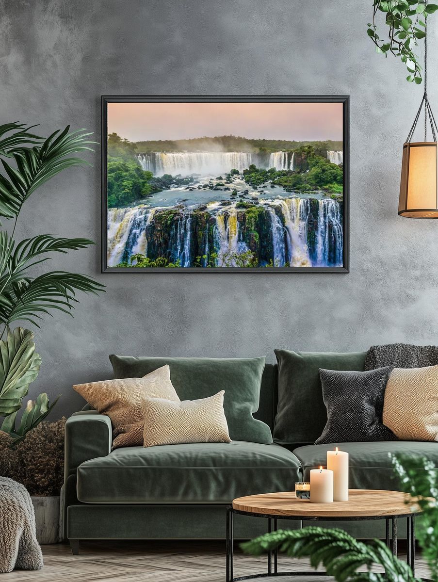 Iguazu Falls — Nature Print. — room view 4