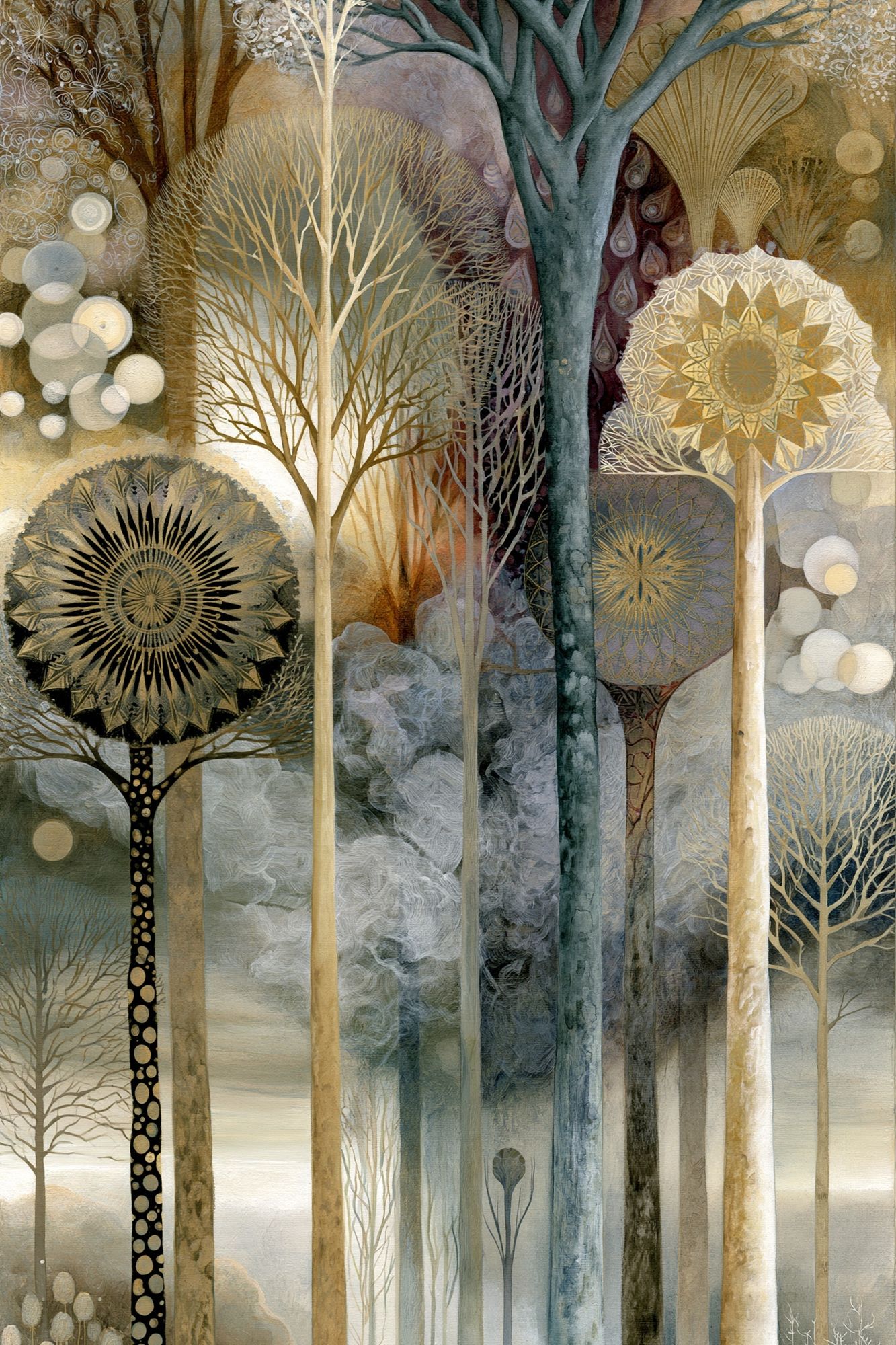 Enchanted Forest Dreamscape Print. poster — nature art
